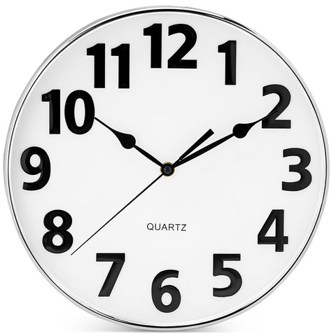 Wall Clock with 3D Numerals