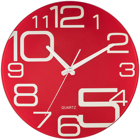 Glass Wall Clock
