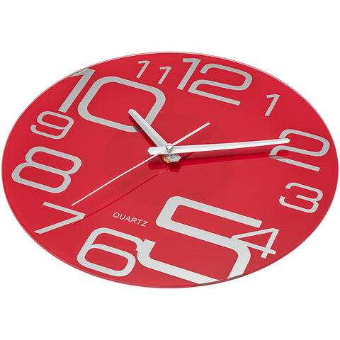 Glass Wall Clock