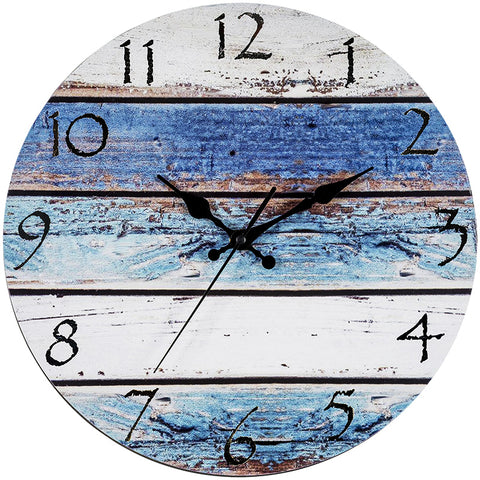 Rustic Beach Wall Clock