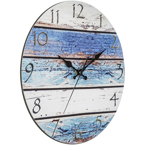 Rustic Beach Wall Clock