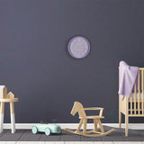Purple Wall Clock