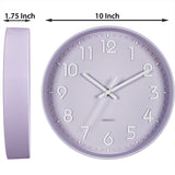 Purple Wall Clock