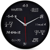 12 Inch Mathematics Wall Clock