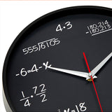 12 Inch Mathematics Wall Clock