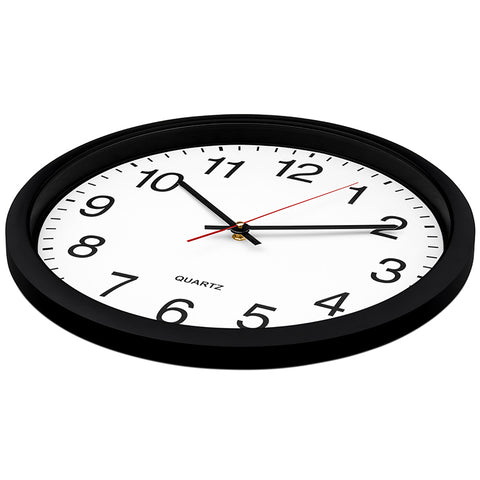 16 Inch Black Wall Clock