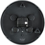 10 Inch Silver and Navy Blue Clock