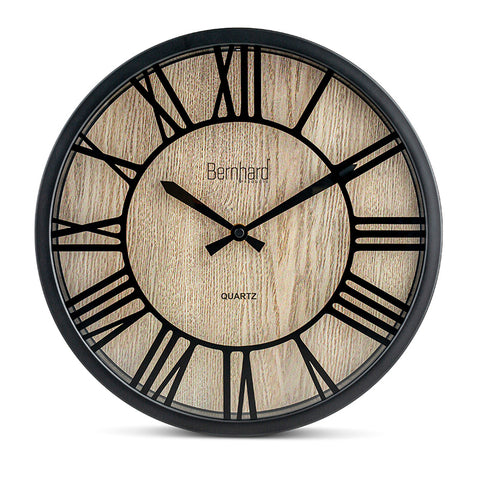Brown Farmhouse Wall Clock