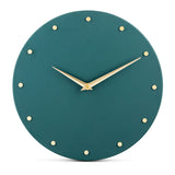 Metal Teal Wall Clock