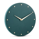 Metal Teal Wall Clock