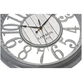 Gray Farmhouse Wall Clock