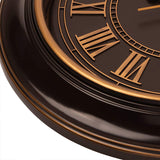 18 Inch Traditional Brown Wall Clock