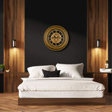 20 Inch Antique Gold Wall Clock