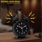 Mini Black Alarm Clock