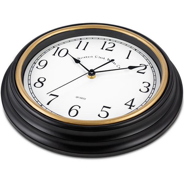 Decorative Black Wall Clock – Bernhard Products