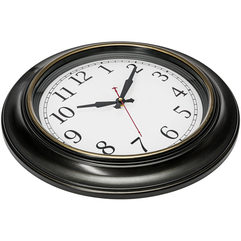 18 Inch Traditional Numbers Wall Clock – Bernhard Products